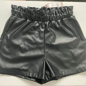 BCBGeneration Faux Leather Shorts